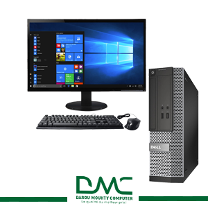 Pack PC de bureau reconditionné + Écran 22 - Dell Optiplex 3020